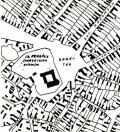 11. kép Szeged Városának Helyzetterve 1850. (levéltár) – részlet